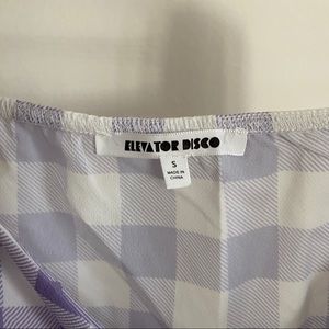 Forever 21 Tops - Purple gingham top Forever 21 Tops - Purple gingham top